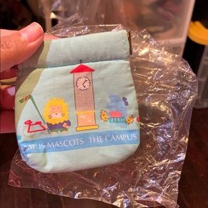 Sanrio “The Campus Mascots” cotton coin purse 🦁🐱
